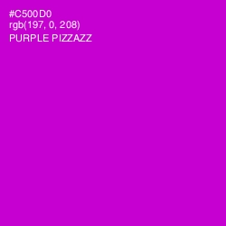 #C500D0 - Purple Pizzazz Color Image