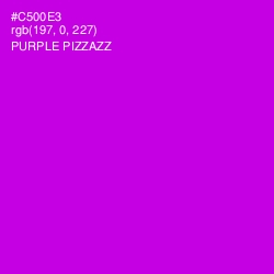 #C500E3 - Purple Pizzazz Color Image