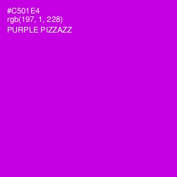 #C501E4 - Purple Pizzazz Color Image