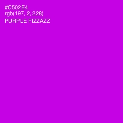 #C502E4 - Purple Pizzazz Color Image