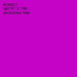 #C503C7 - Shocking Pink Color Image