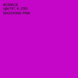 #C506C8 - Shocking Pink Color Image