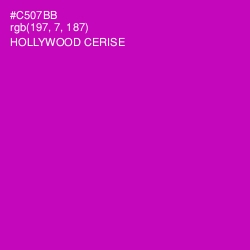 #C507BB - Hollywood Cerise Color Image