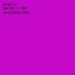 #C507C7 - Shocking Pink Color Image