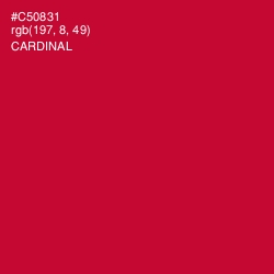 #C50831 - Cardinal Color Image