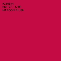 #C50B44 - Maroon Flush Color Image