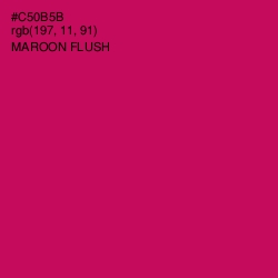 #C50B5B - Maroon Flush Color Image