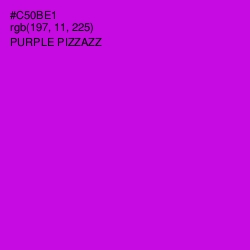 #C50BE1 - Purple Pizzazz Color Image