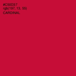 #C50D37 - Cardinal Color Image