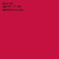 #C51140 - Maroon Flush Color Image