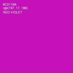 #C511BA - Red Violet Color Image