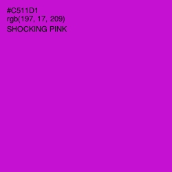 #C511D1 - Shocking Pink Color Image