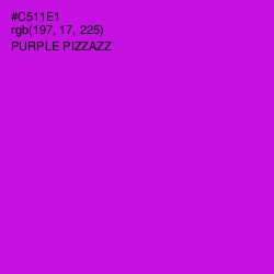 #C511E1 - Purple Pizzazz Color Image