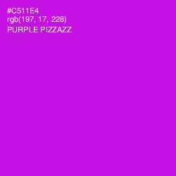 #C511E4 - Purple Pizzazz Color Image