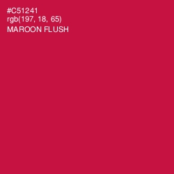 #C51241 - Maroon Flush Color Image