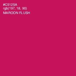 #C5125A - Maroon Flush Color Image