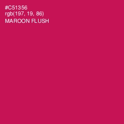 #C51356 - Maroon Flush Color Image