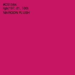 #C51564 - Maroon Flush Color Image