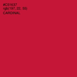 #C51637 - Cardinal Color Image