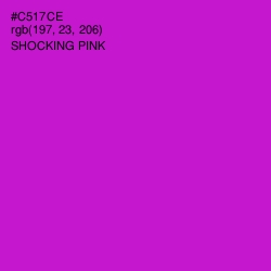 #C517CE - Shocking Pink Color Image