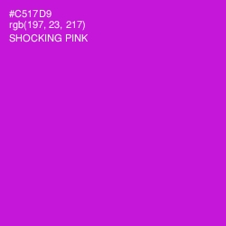 #C517D9 - Shocking Pink Color Image