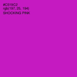 #C519C2 - Shocking Pink Color Image