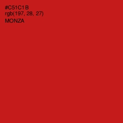 #C51C1B - Monza Color Image
