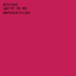 #C51D56 - Maroon Flush Color Image