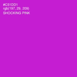 #C51DD1 - Shocking Pink Color Image