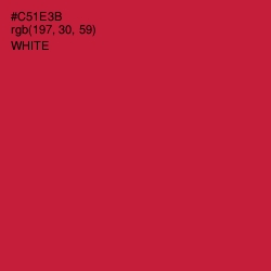 #C51E3B - Cardinal Color Image