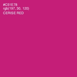#C51E78 - Cerise Red Color Image