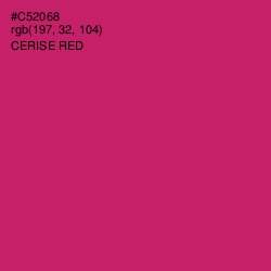 #C52068 - Cerise Red Color Image