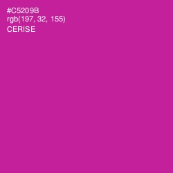 #C5209B - Cerise Color Image