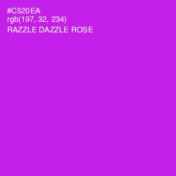 #C520EA - Razzle Dazzle Rose Color Image