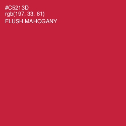 #C5213D - Flush Mahogany Color Image