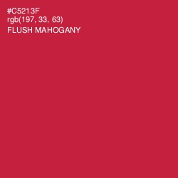 #C5213F - Flush Mahogany Color Image