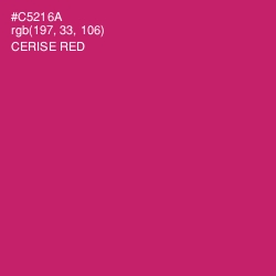 #C5216A - Cerise Red Color Image
