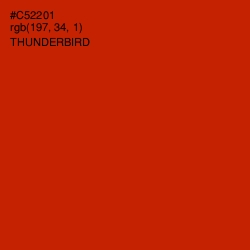 #C52201 - Thunderbird Color Image