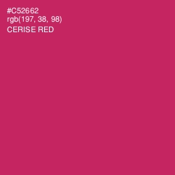 #C52662 - Cerise Red Color Image