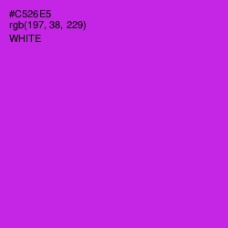#C526E5 - Razzle Dazzle Rose Color Image