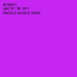 #C526F1 - Razzle Dazzle Rose Color Image