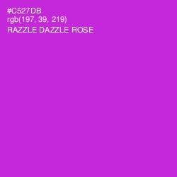 #C527DB - Razzle Dazzle Rose Color Image