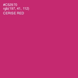 #C52970 - Cerise Red Color Image