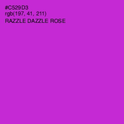 #C529D3 - Razzle Dazzle Rose Color Image