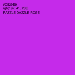 #C529E9 - Razzle Dazzle Rose Color Image