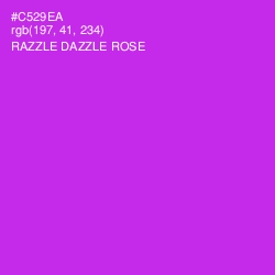 #C529EA - Razzle Dazzle Rose Color Image