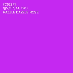 #C529F1 - Razzle Dazzle Rose Color Image