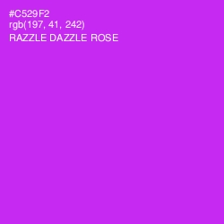 #C529F2 - Razzle Dazzle Rose Color Image