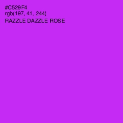 #C529F4 - Razzle Dazzle Rose Color Image