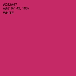 #C52A67 - Cerise Red Color Image